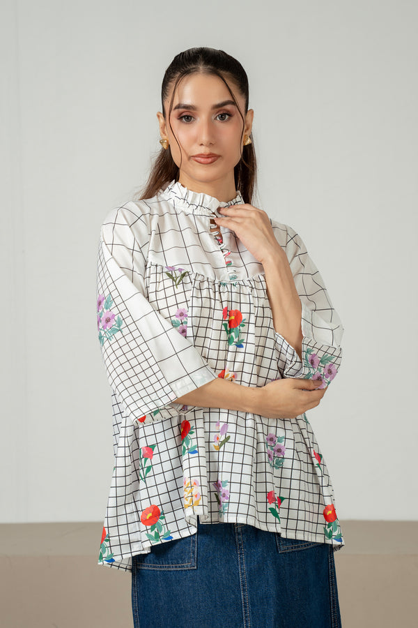 DIGITAL PRINTED FUSION TOP
