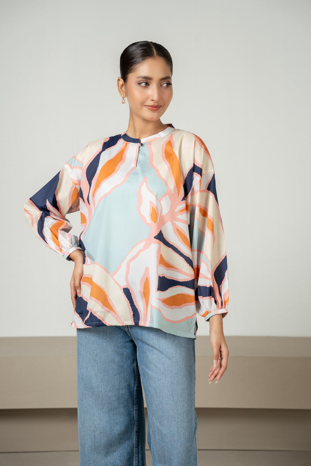 DIGITAL PRINTED FUSION TOP