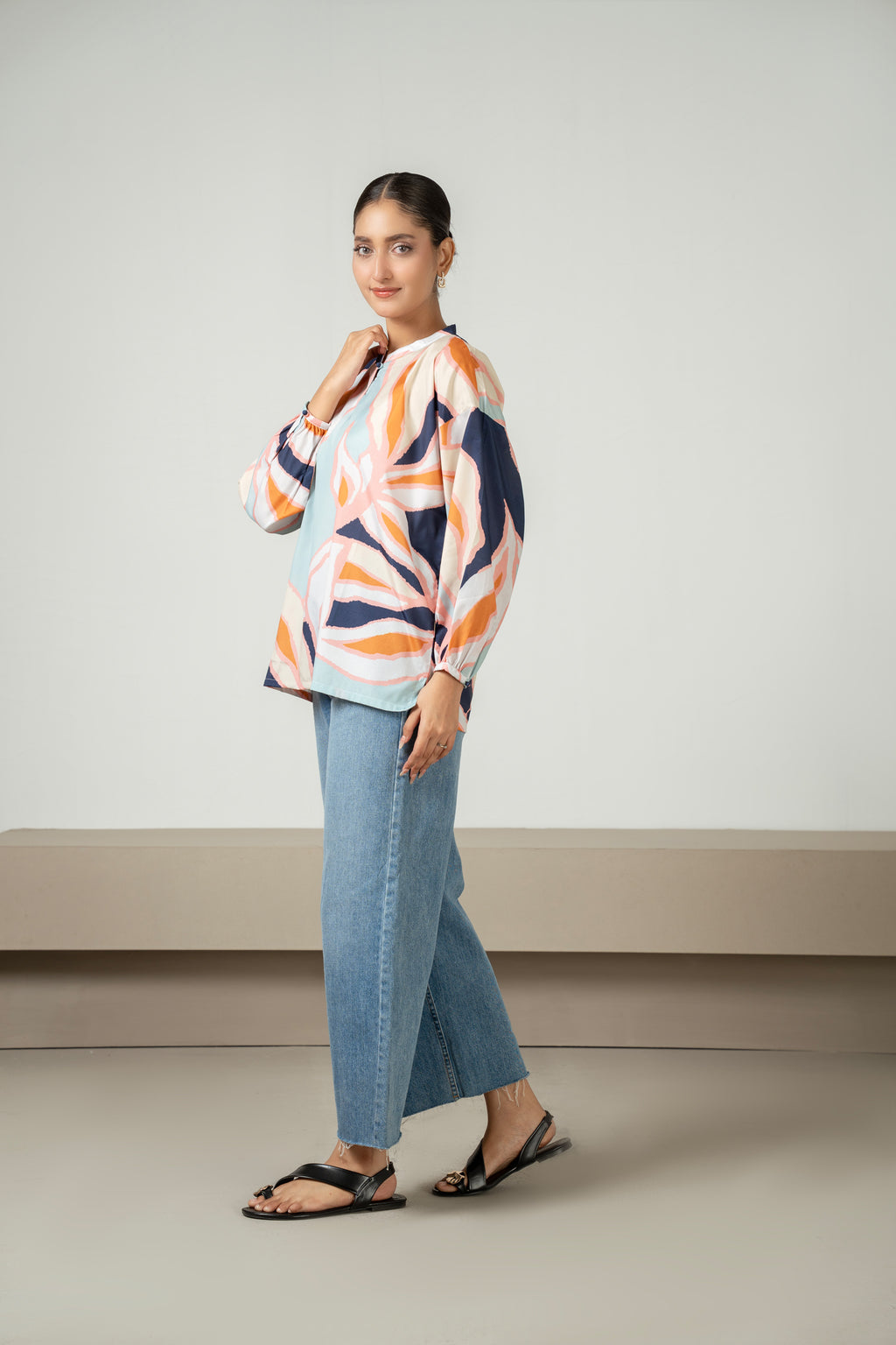 DIGITAL PRINTED FUSION TOP