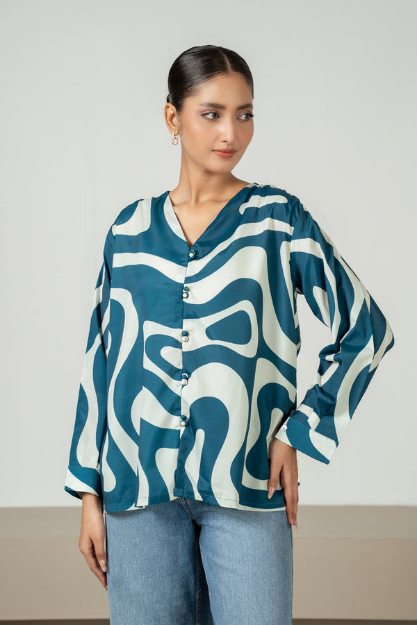 DIGITAL PRINTED FUSION TOP