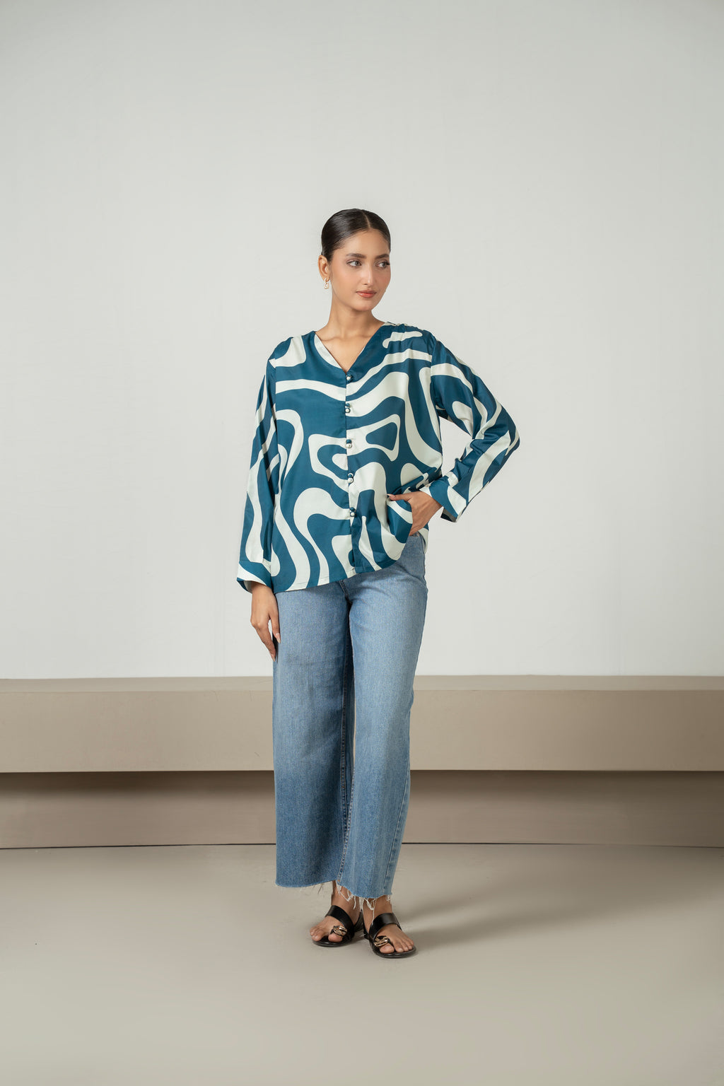 DIGITAL PRINTED FUSION TOP