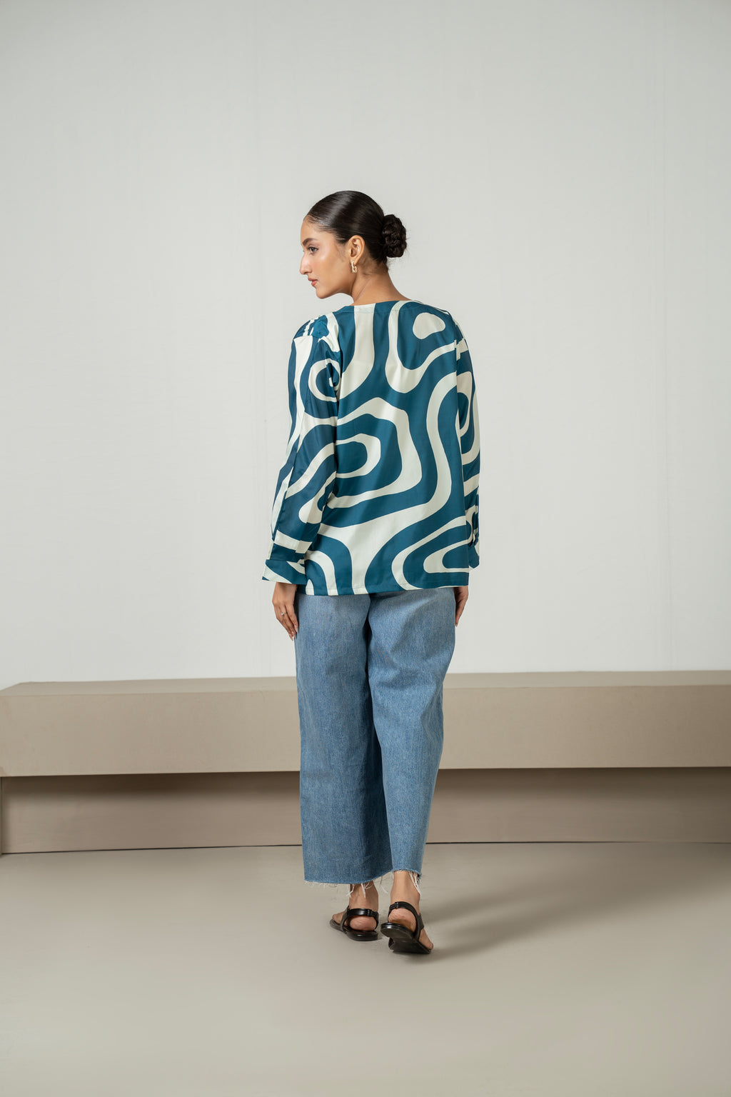DIGITAL PRINTED FUSION TOP