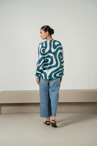 DIGITAL PRINTED FUSION TOP