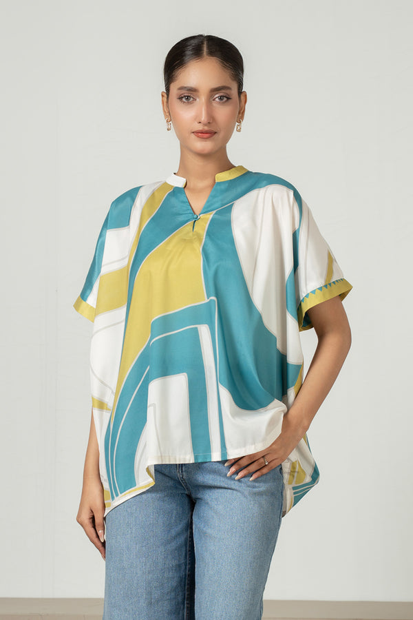 DIGITAL PRINTED FUSION TOP