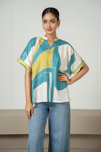 DIGITAL PRINTED FUSION TOP