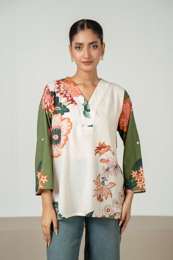 DIGITAL PRINTED FUSION TOP