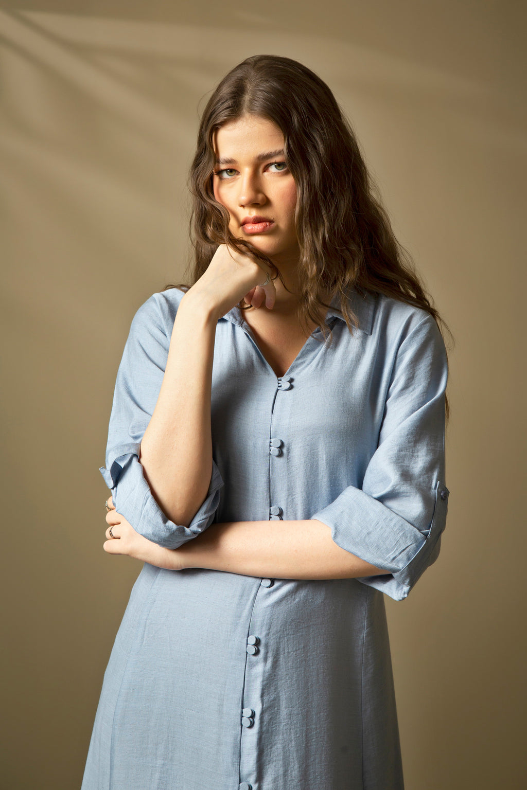 LINEN DRESS