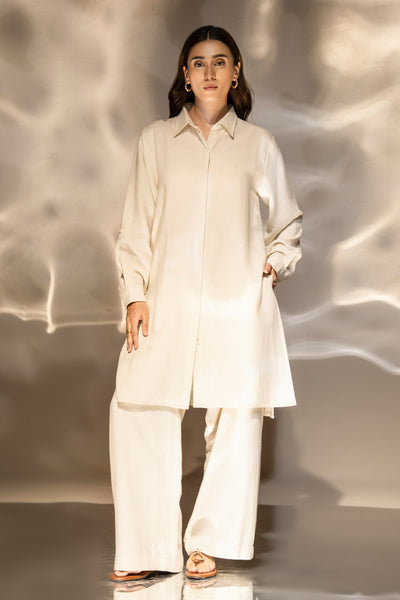 YARN DYED TENCEL STITCHED SHIRT