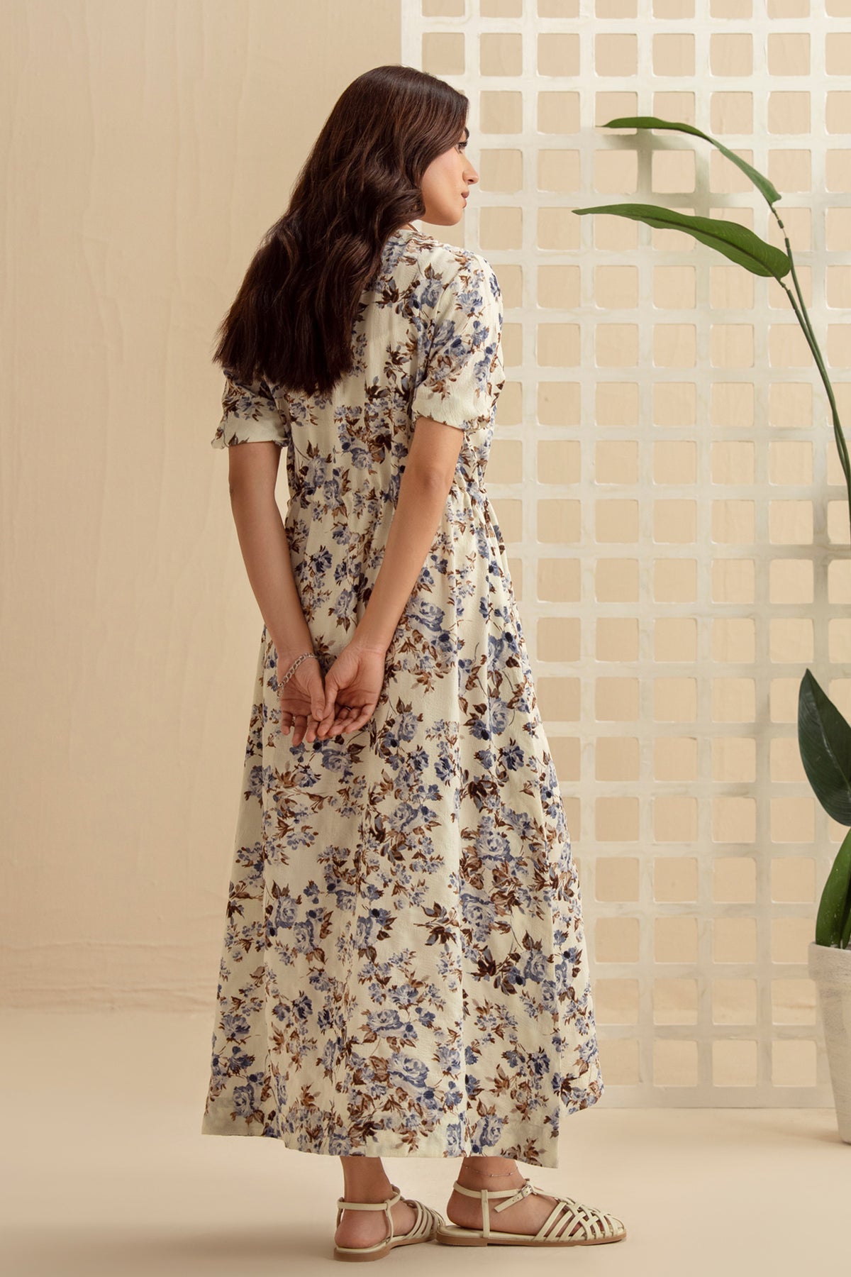 LOOSE FIT MIDI DRESS