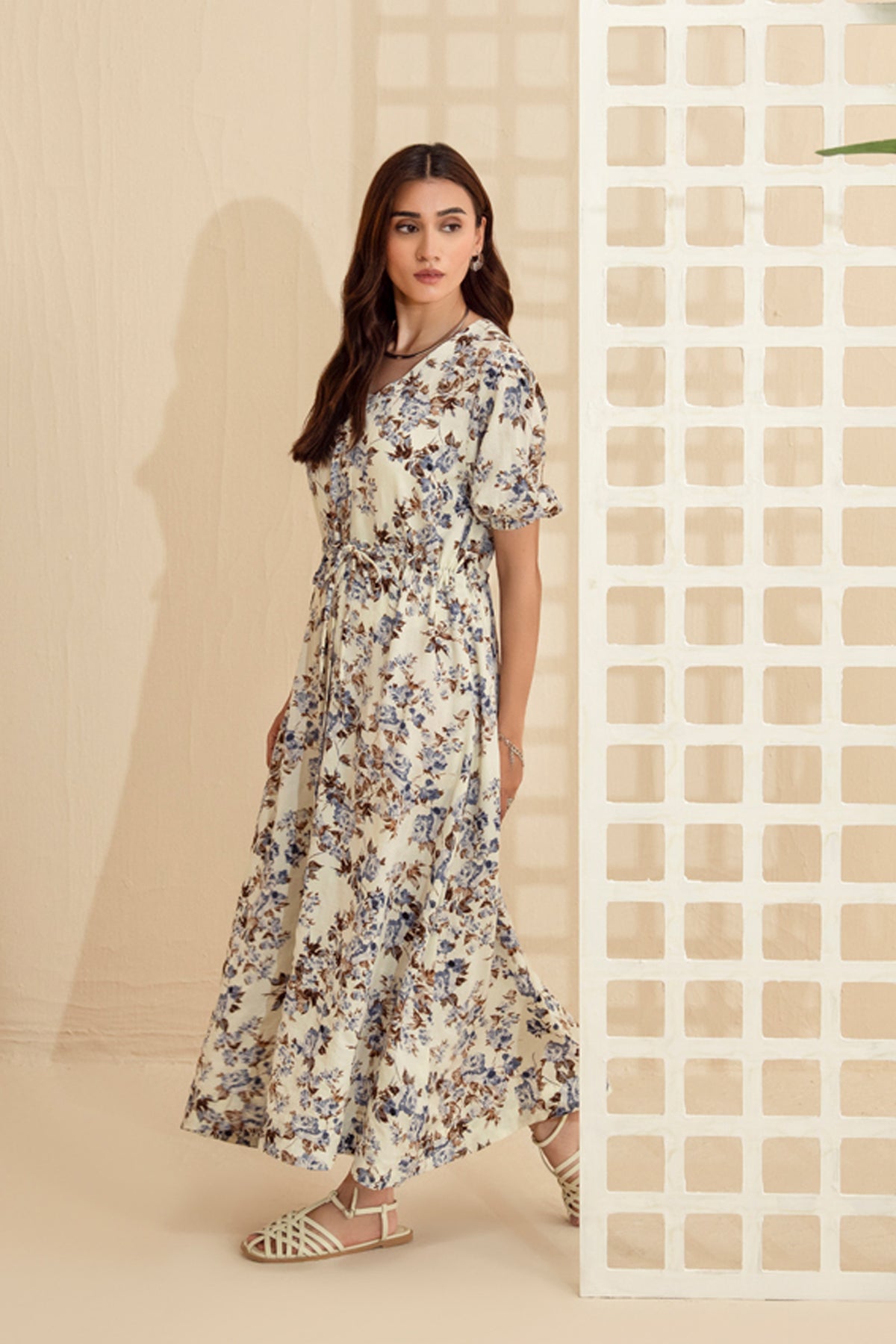 LOOSE FIT MIDI DRESS