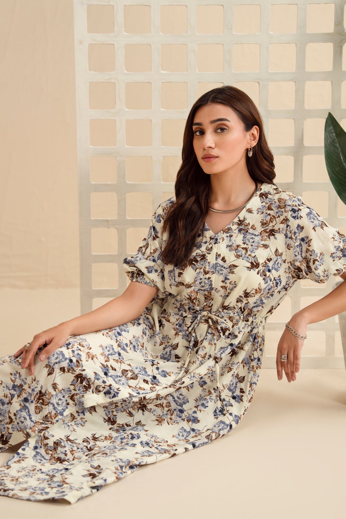 LOOSE FIT MIDI DRESS