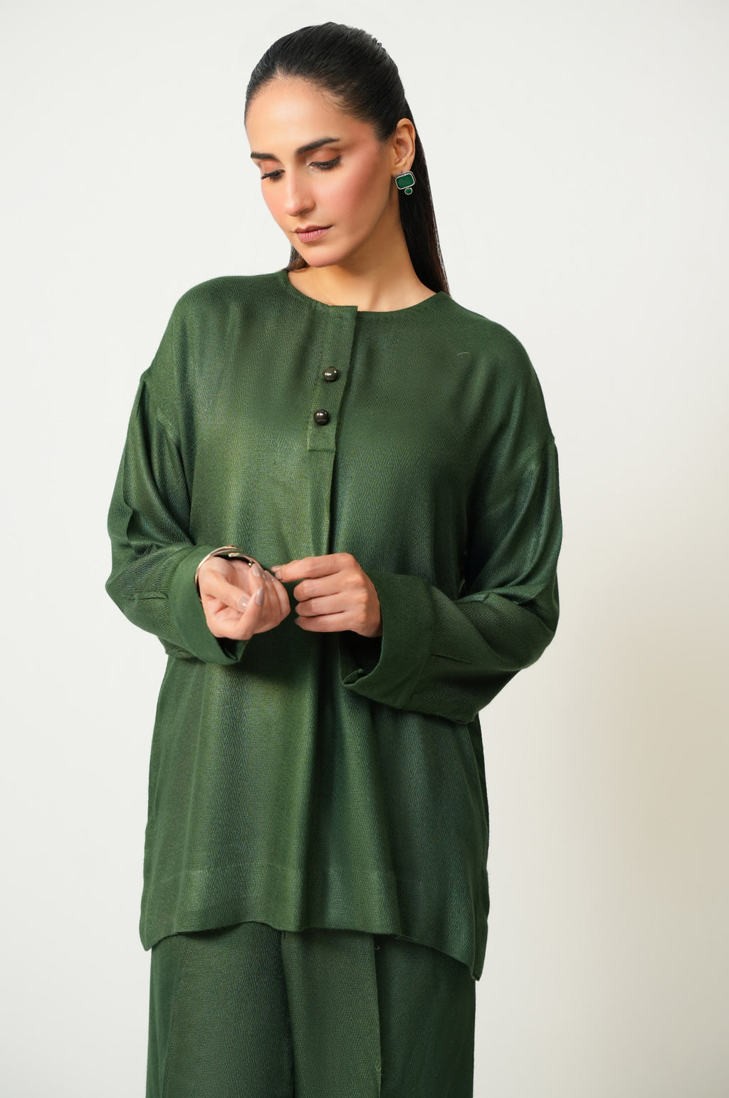 Stylized Dobby Co-Ord Set