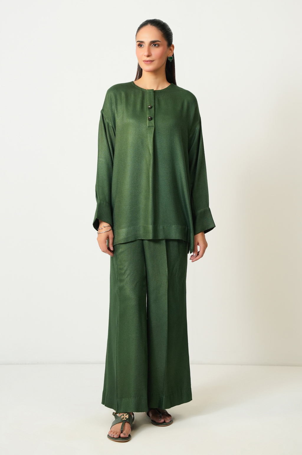 Stylized Dobby Co-Ord Set