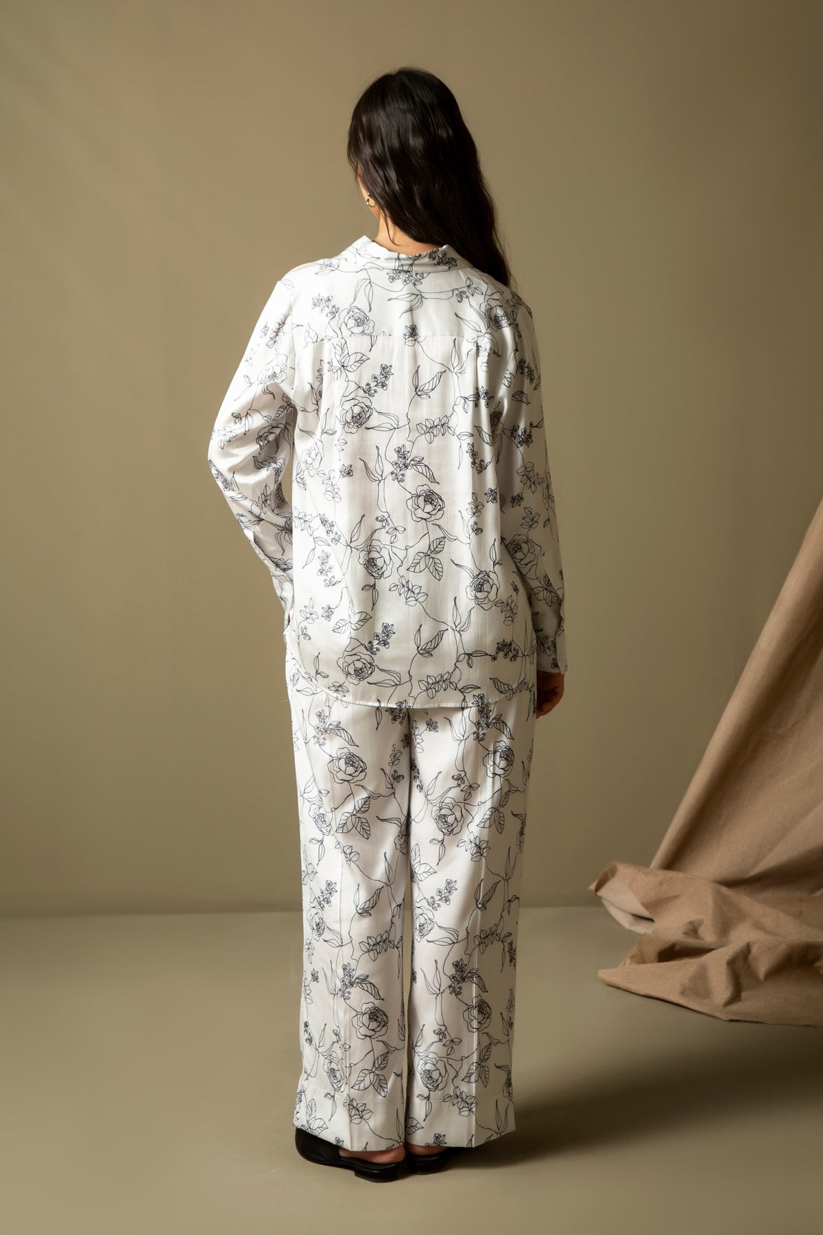 LOOSE FIT PLEATED SLEEVE CO-ORD SET