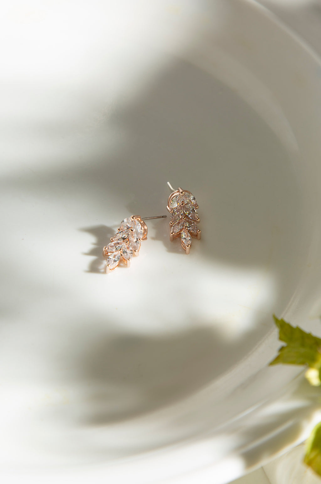 Rose Gold Stud Earrings