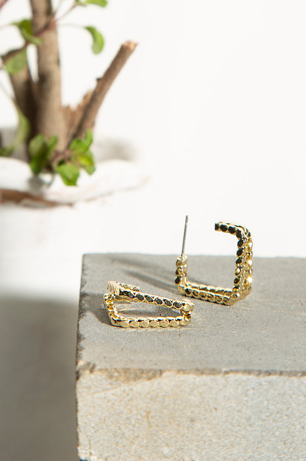 Golden Hoop style Earrings