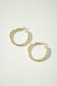 Golden Hoop style Earrings