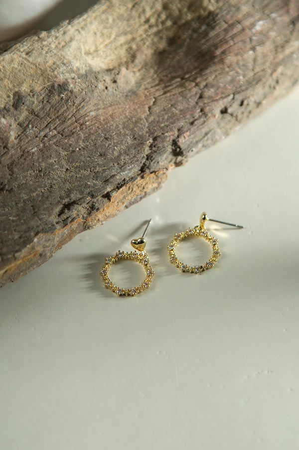 Golden Hoop style Earrings