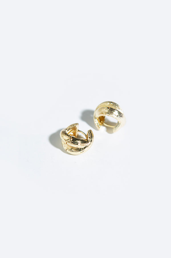 Gold-Plated Knot Earrings