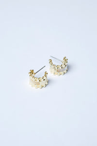 Golden Brass Earrings