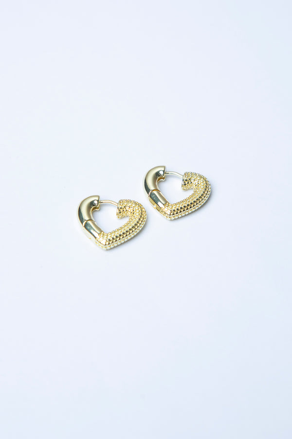 Minimalist Gold-tone Brass Earrings