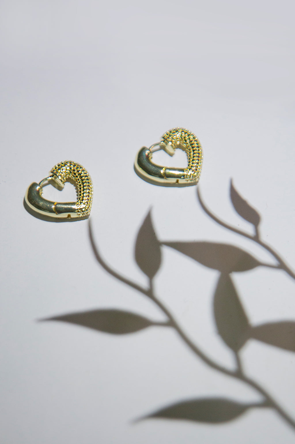 Minimalist Gold-tone Brass Earrings