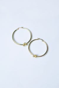 Loop style Golden Earrings