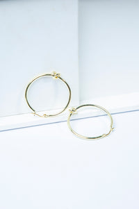 Loop style Golden Earrings