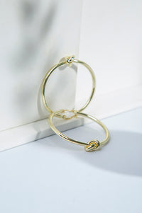 Loop style Golden Earrings