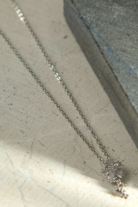White CZ Pendant Necklace