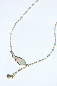White CZ Pearl Locket With Chain