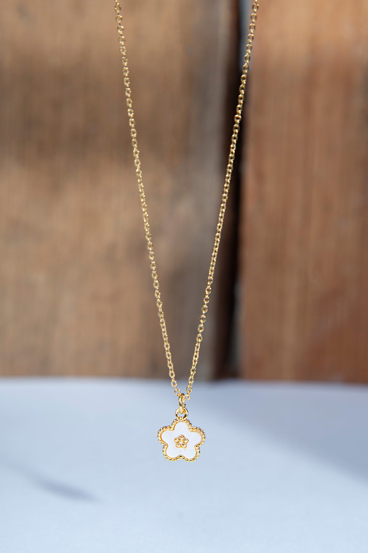 Gold-Plated Brass Necklace