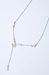 Rhodium-Plated Brass Necklace