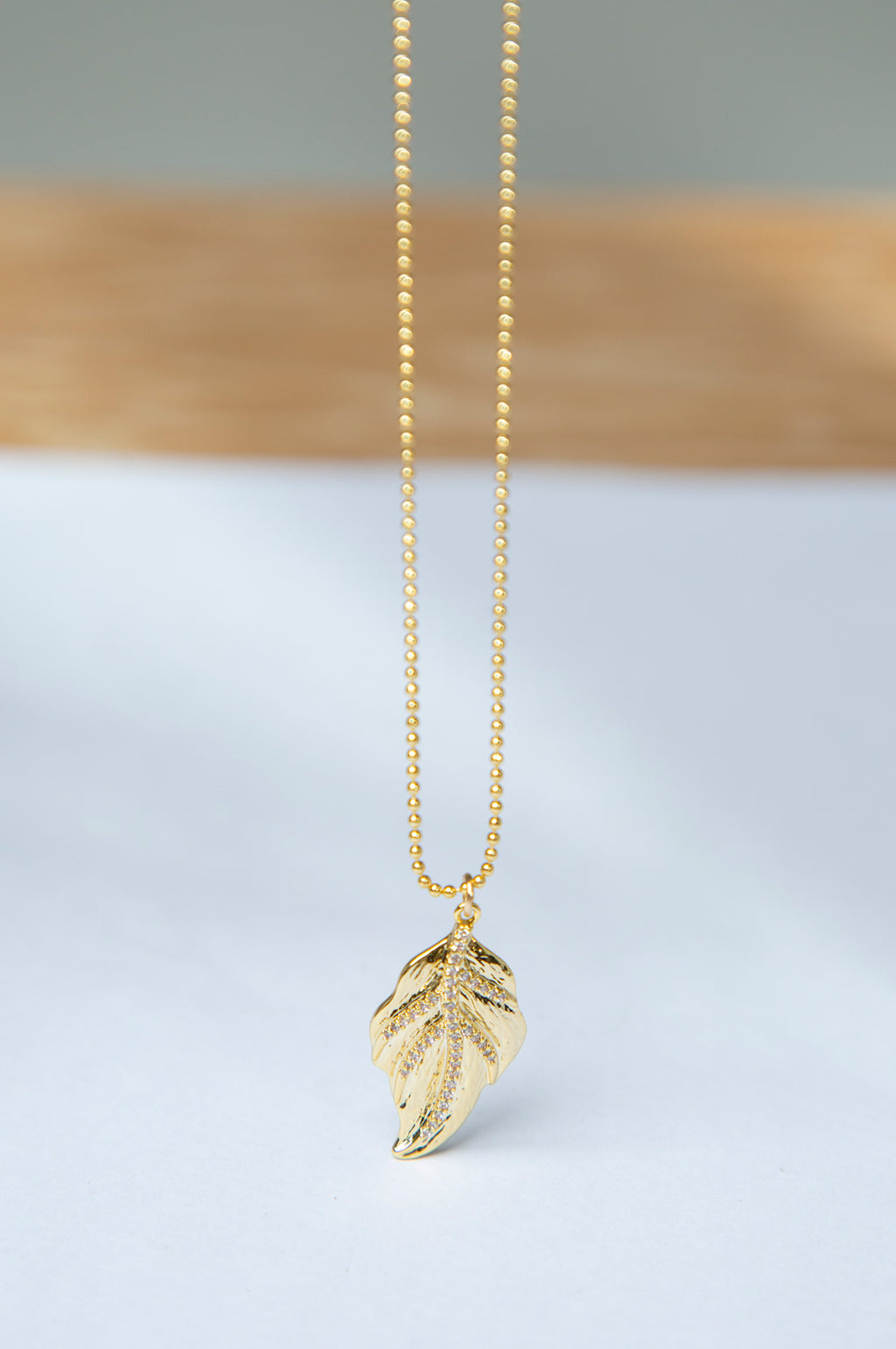 18K Gold-Plated Zirconia Necklace