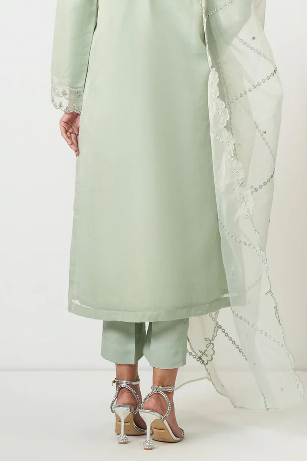 STITCHED DYED RAW SILK BOTTOM (FACTORY E-OUTLET)