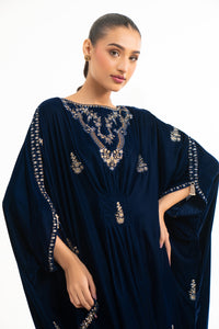 EMBROIDERED VELVET KAFTAN
