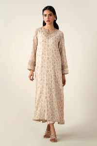 Stitched 2 Piece Printed Embroidered Cotton Staple Suit