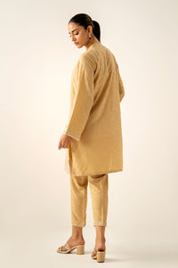 Stitched 2 Piece Embroidered Self Jacquard Suit
