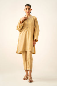 Stitched 2 Piece Embroidered Self Jacquard Suit