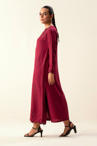 Stitched 2 Piece Embroidered Self Jacquard Suit