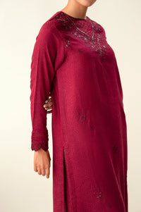 Stitched 2 Piece Embroidered Self Jacquard Suit