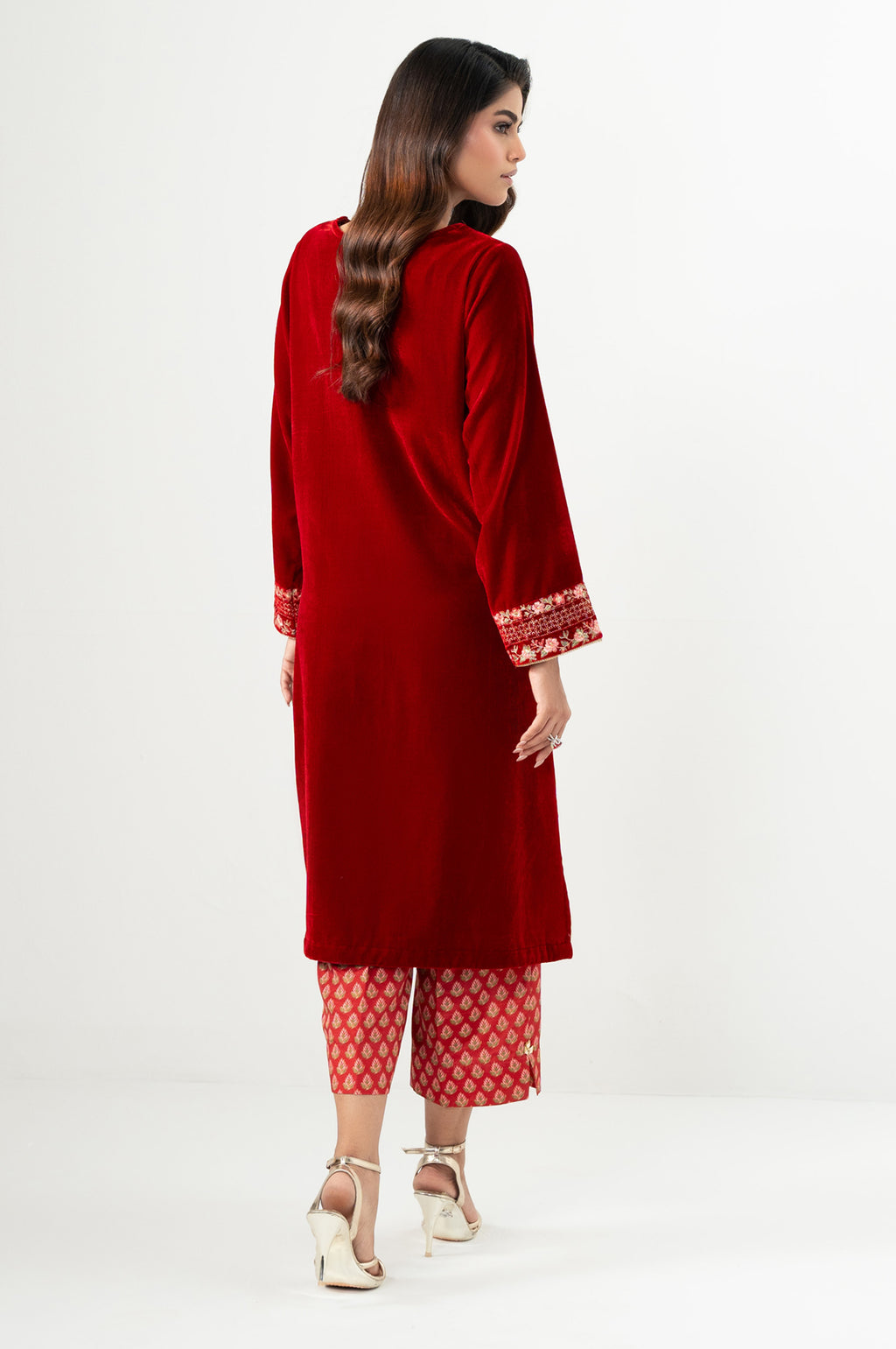 EMBROIDERED SHIRT BOTTOM SUIT