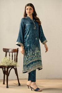 EMBELLISHED SILK STITCHED 2 PIECE SUIT