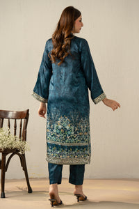 EMBELLISHED SILK STITCHED 2 PIECE SUIT