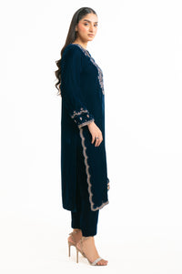 EMBROIDERED VELVET SHIRT & BOTTOM