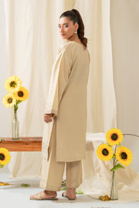 EMBROIDERED JACQUARD STITCHED 2 PIECE SUIT