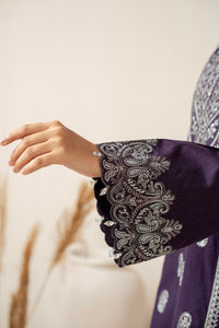 EMBROIDERED JACQUARD STITCHED 2 PIECE SUIT