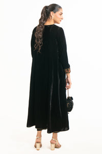 EMBROIDERED VELVET SHIRT & BOTTOM