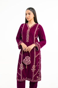 EMBROIDERED VELVET SUIT