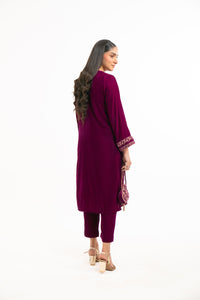 EMBROIDERED VELVET SUIT